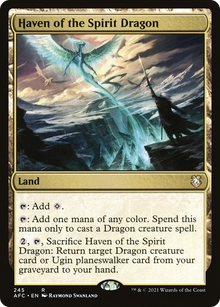 {R} Haven of the Spirit Dragon [Dungeons & Dragons: Adventures in the Forgotten Realms Commander][AFC 245]