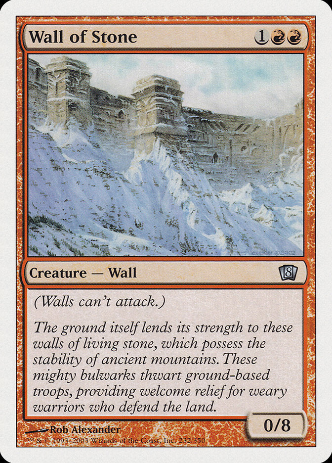{C} Wall of Stone [Eighth Edition][8ED 232]
