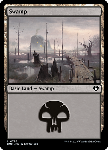 {B} Swamp (793) [Commander Masters][CMM 793]