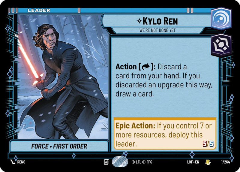 {SW-LD}Kylo Ren - We're Not Done Yet (001/264) (001/264) [Legends of the Force]