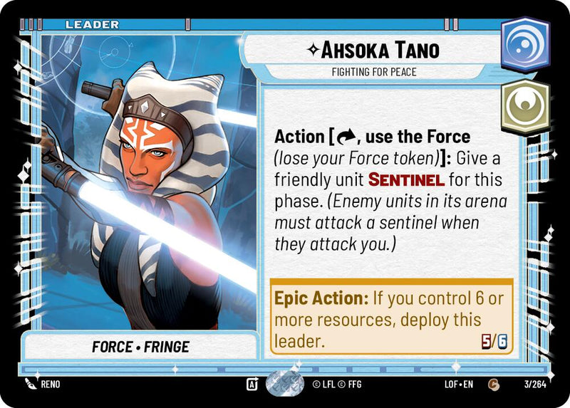 {SW-LD}Ahsoka Tano - Fighting For Peace (003/264) (003/264) [Legends of the Force]