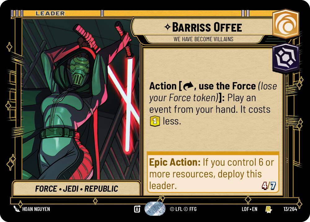{SW-LD}Barriss Offee - We Have Become Villains (013/264) (013/264) [Legends of the Force]