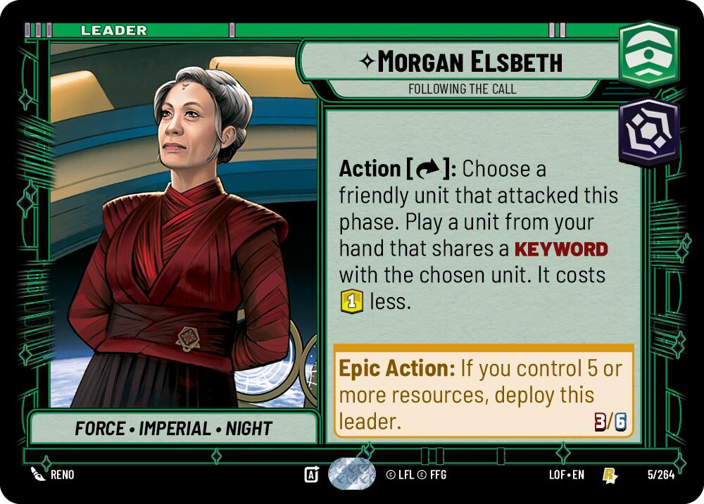 {SW-LD}Morgan Elsbeth - Following the Call (005/264) (005/264) [Legends of the Force]
