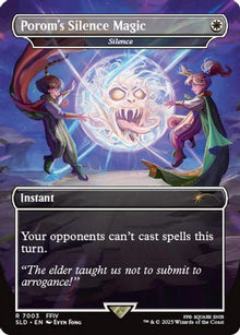 {R} Silence (Foil) [SLD 7003]  (Borderless)