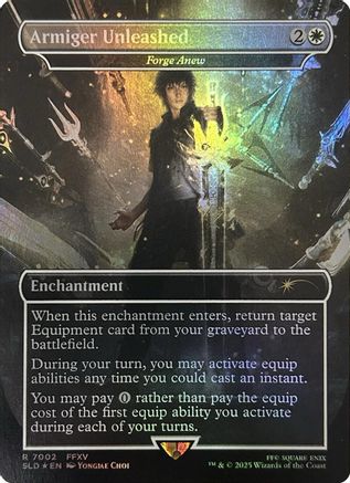 Armiger Unleashed - Forge Anew (Rainbow Foil) [SLD 7002]  Foil