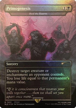 Primogenesis - Feed the Swarm (Rainbow Foil) [SLD 7001]  Foil