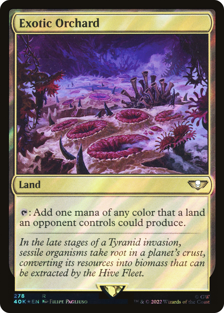 {R} Exotic Orchard (Surge Foil) [Universes Beyond: Warhammer 40,000][SF 40K 278]