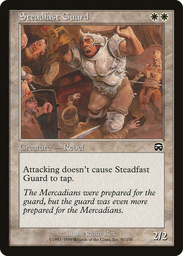 {C} Steadfast Guard [Mercadian Masques][MMQ 050]