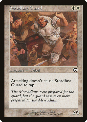 {C} Steadfast Guard [Mercadian Masques][MMQ 050]