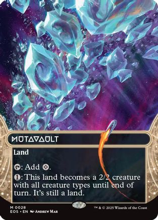 {R} Mutavault (0028) (Borderless) [Edge of Eternities: Stellar Sights][EOS 028]
