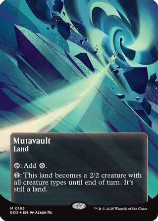 {R} Mutavault (0163) (Poster) (Galaxy Foil) [Edge of Eternities: Stellar Sights][EOS 163]