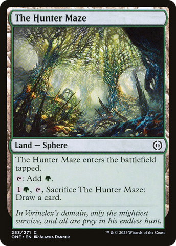 {C} The Hunter Maze [Phyrexia: All Will Be One][ONE 253]