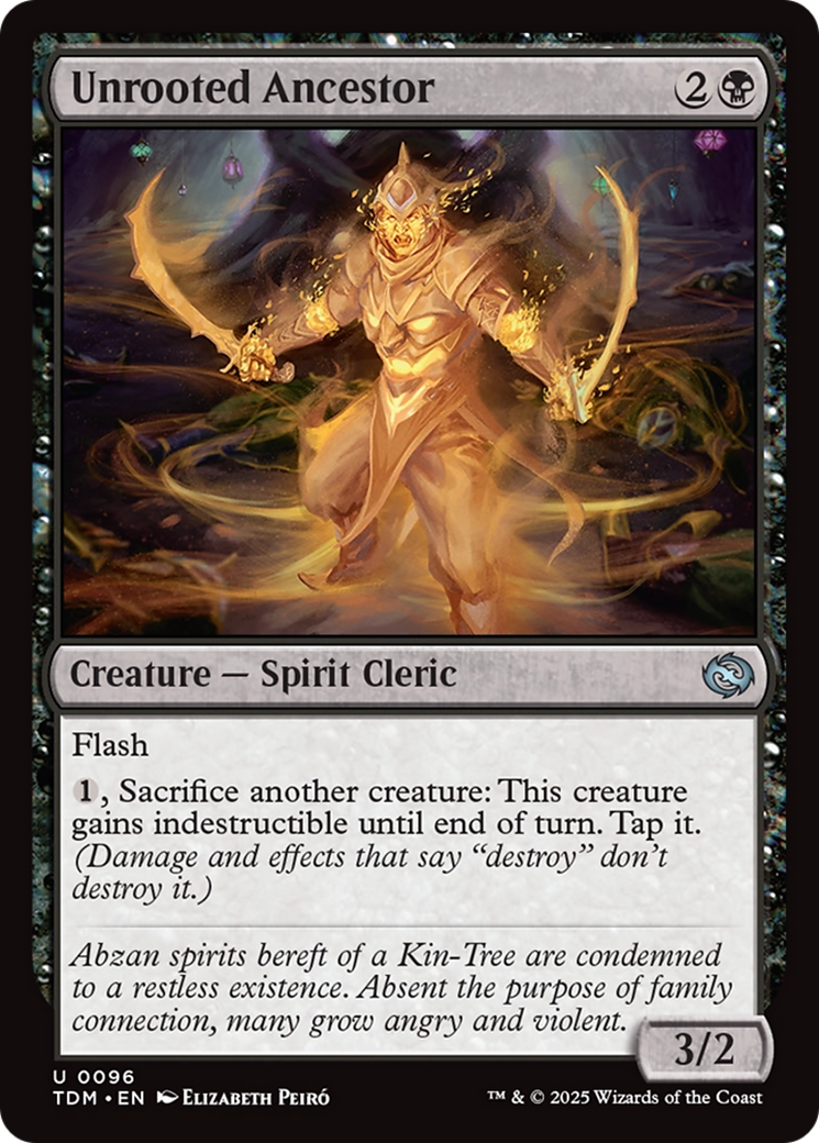 {@C} Unrooted Ancestor [Tarkir: Dragonstorm][TDM 096]