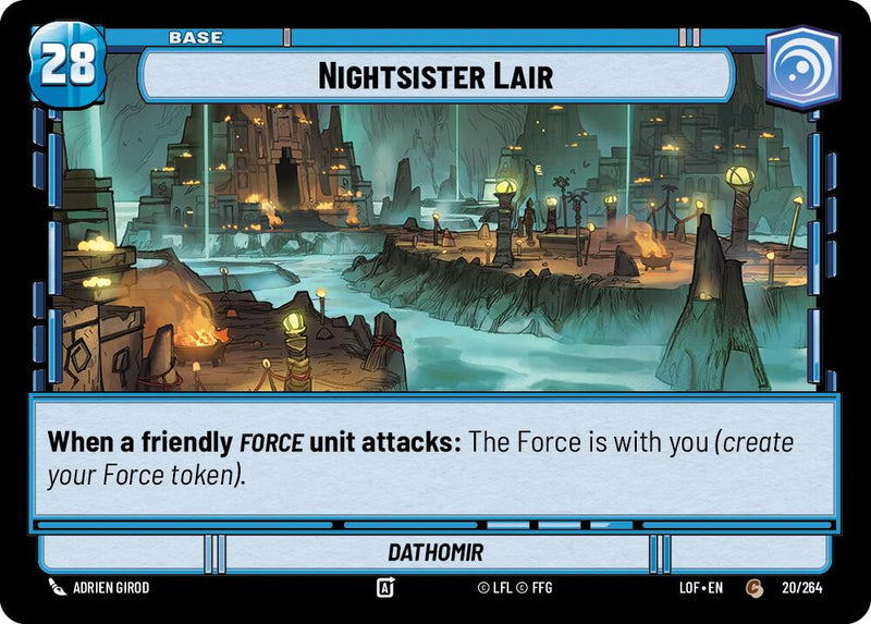 {SW-B}Nightsister Lair // Force (020/264 // T03/T03) (020/264 // T03/T03) [Legends of the Force]