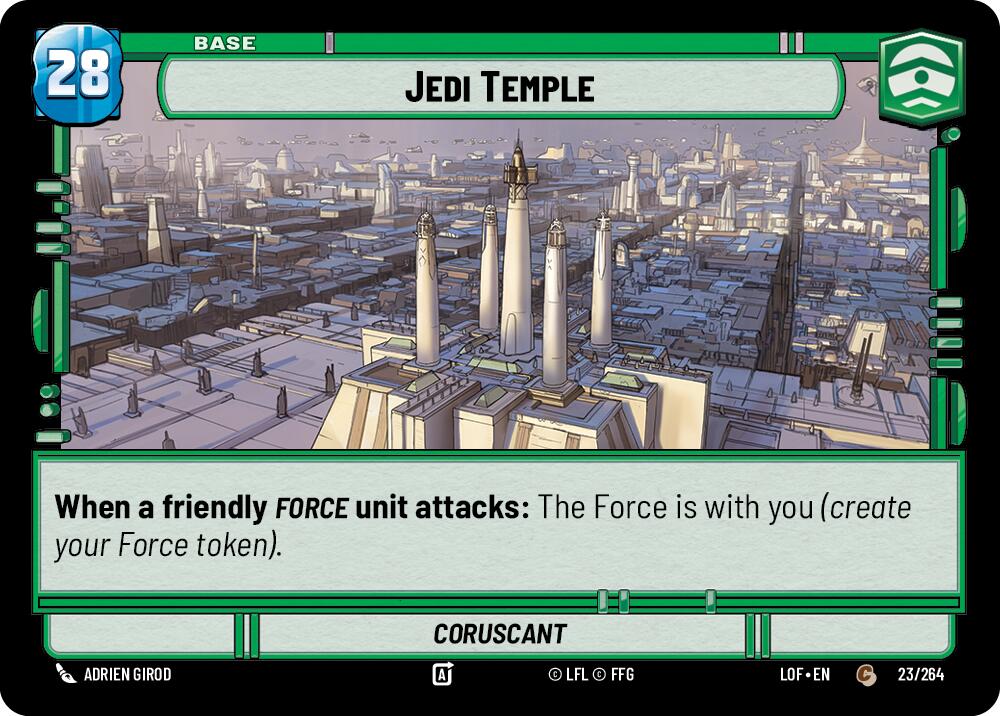 {SW-B}Jedi Temple // Experience (023/264 // T01/T03) (023/264 // T01/T03) [Legends of the Force]