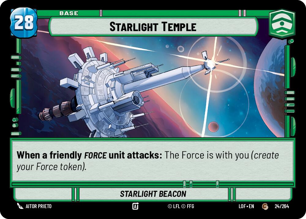 {SW-B}Starlight Temple // Shield (024/264 // T02/T03) (024/264 // T02/T03) [Legends of the Force]