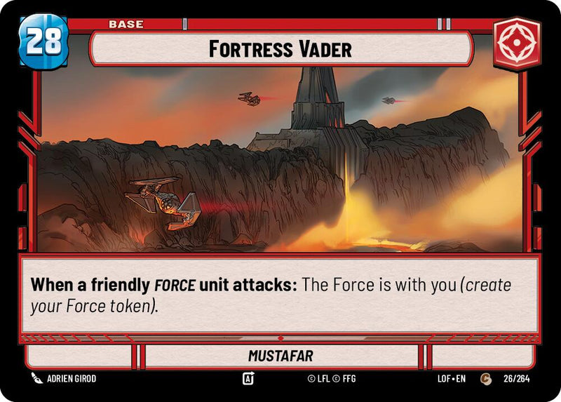 {SW-B}Fortress Vader // Force (026/264 // T03/T03) (026/264 // T03/T03) [Legends of the Force]