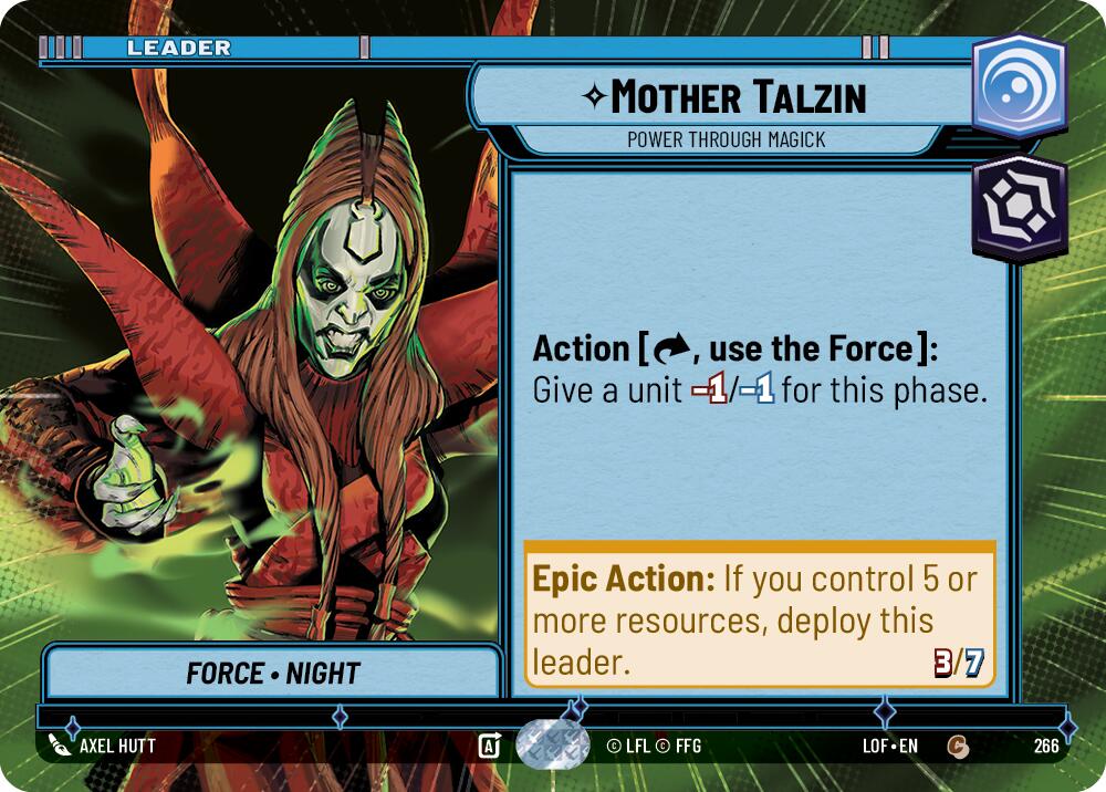 {SW-LD}Mother Talzin (266) - Power Through Magick (Hyperspace) (266) [Legends of the Force]