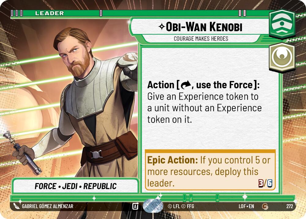 {SW-LD}Obi-Wan Kenobi (272) - Courage Makes Heroes (Hyperspace) (272) [Legends of the Force]