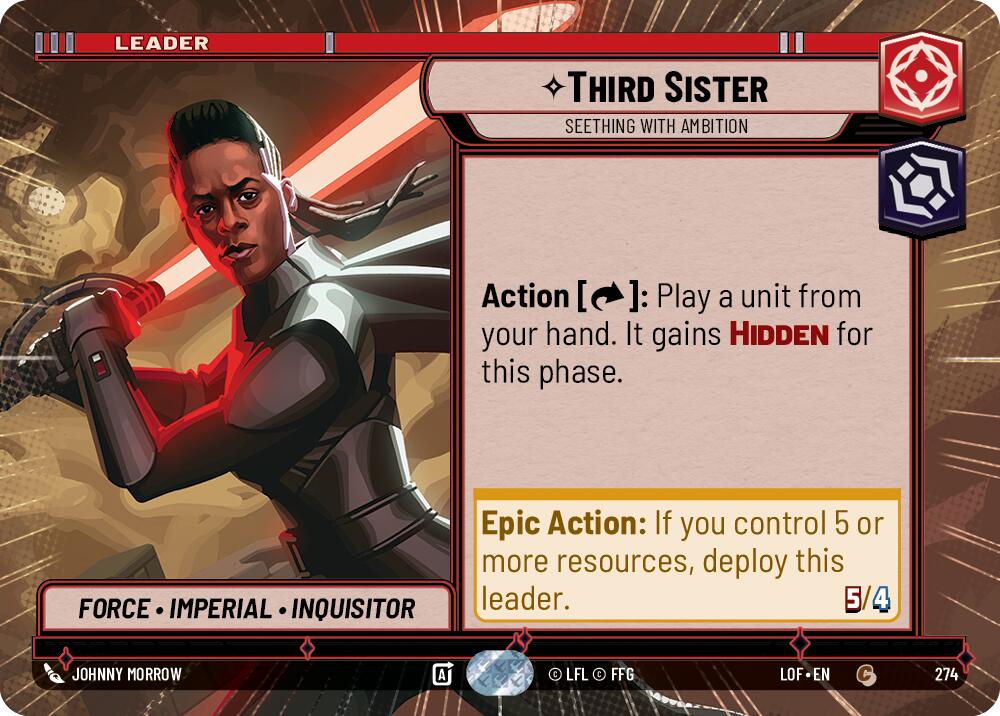 {SW-LD}Third Sister (274) - Seething With Ambition (Hyperspace) (274) [Legends of the Force]