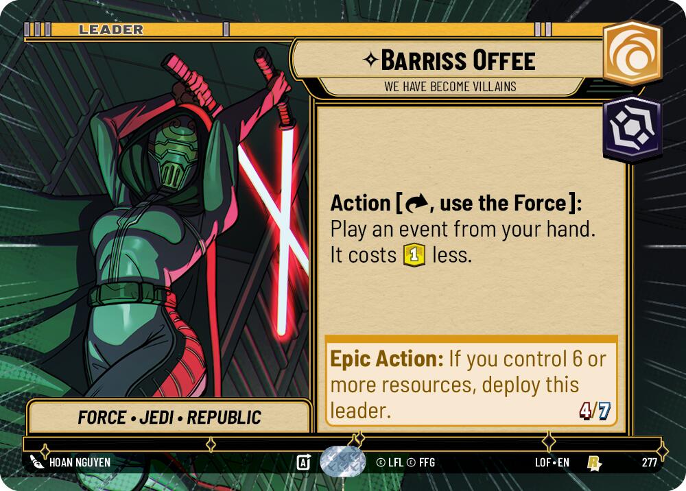 {SW-LD}Barriss Offee (275) - We Have Become Villains (Hyperspace) (275) [Legends of the Force]