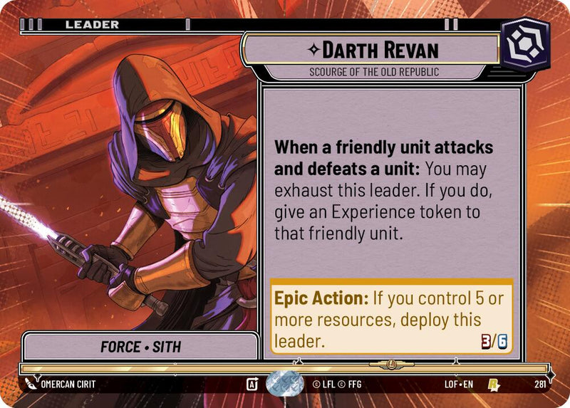{SW-LD}Darth Revan (281) - Scourge of the Old Republic (Hyperspace) (281) [Legends of the Force]