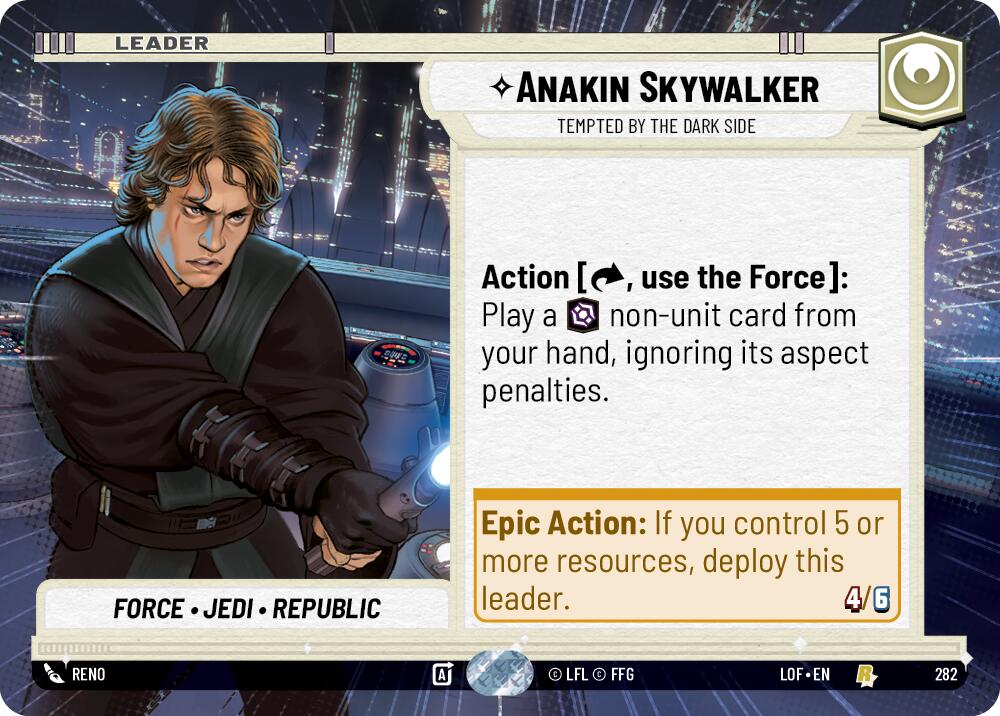 {SW-LD}Anakin Skywalker (282) - Tempted by the Dark Side (Hyperspace) (282) [Legends of the Force]