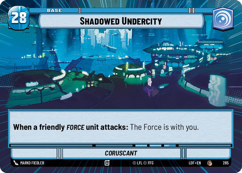 {SW-B}Shadowed Undercity // Shield (285 // t02) (Hyperspace) (285 // T02) [Legends of the Force]