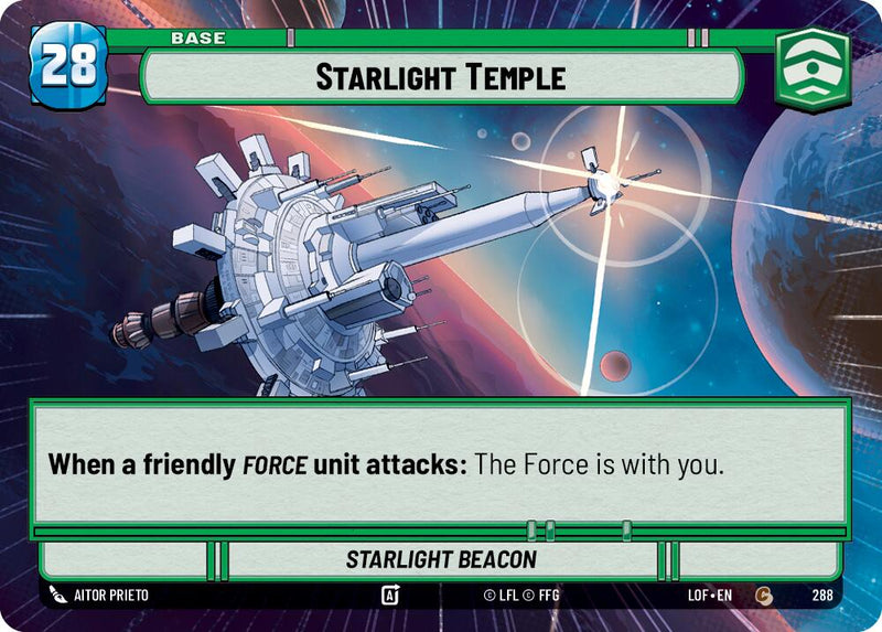 {SW-B}Starlight Temple // Shield (288 // t02) (Hyperspace) (288 // T02) [Legends of the Force]