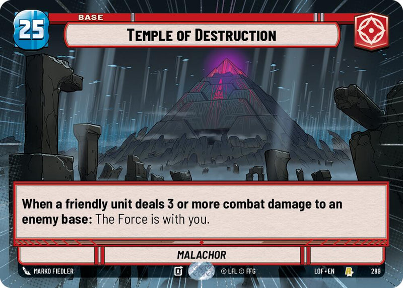 {SW-B}Temple of Destruction (289) (Hyperspace) (289) [Legends of the Force]