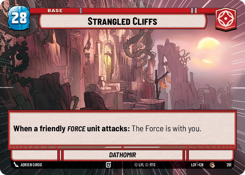 {SW-B}Strangled Cliffs // Force (291 // t04) (Hyperspace) (291 // T04) [Legends of the Force]