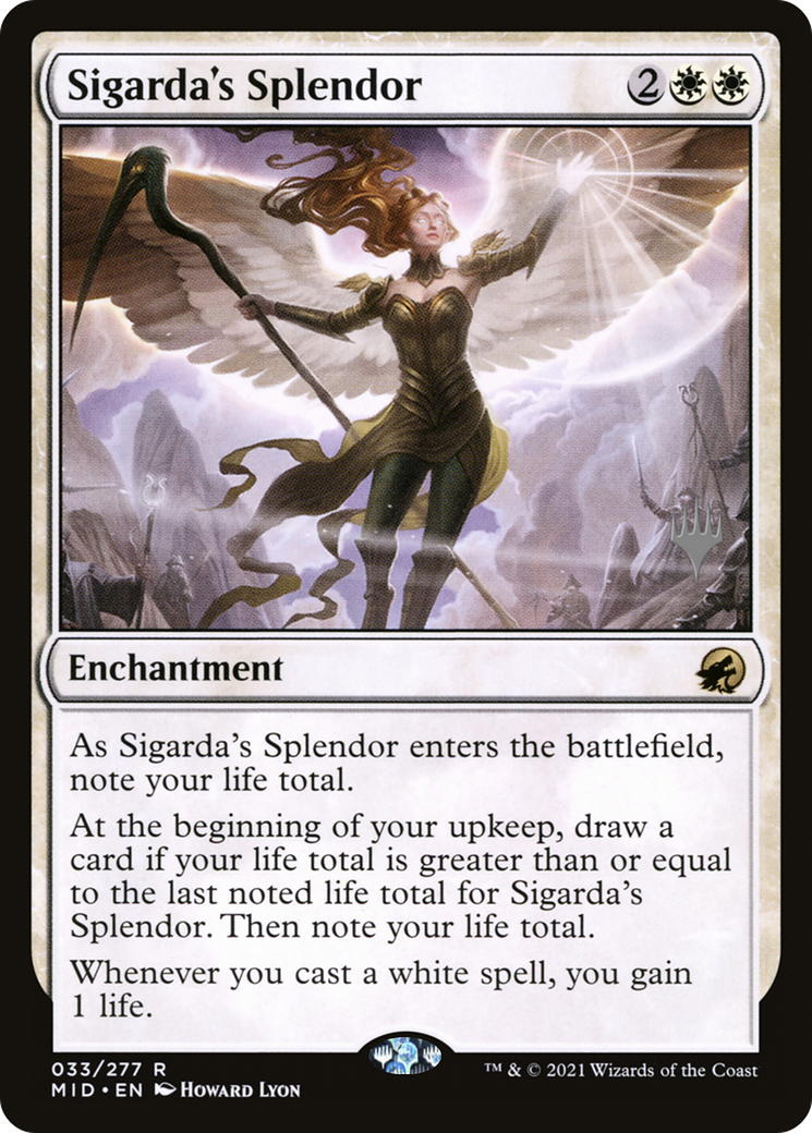 {R} Sigarda's Splendor (Promo Pack) [Innistrad: Midnight Hunt Promo Pack][PP MID 033]