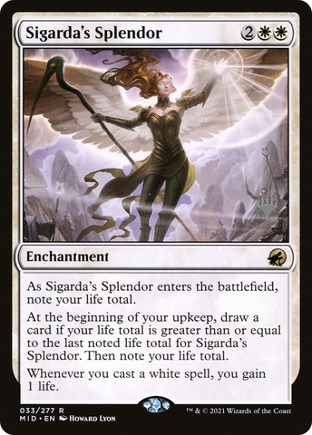 {R} Sigarda's Splendor (Promo Pack) [Innistrad: Midnight Hunt Promo Pack][PP MID 033]