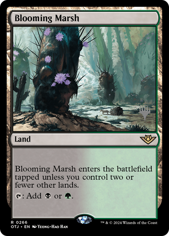{@R} Blooming Marsh (Promo Pack) [Outlaws of Thunder Junction Promos][PP OTJ 266]