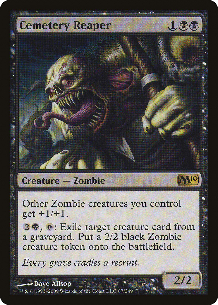 {R} Cemetery Reaper [Magic 2010][M10 087]