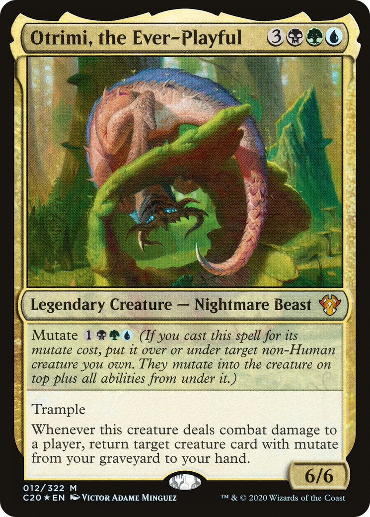 {R} Otrimi, the Ever-Playful [Commander 2020][C20 012]
