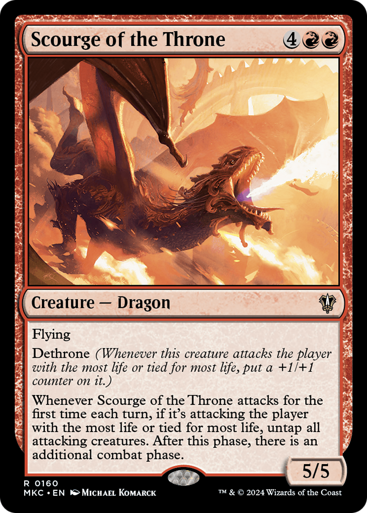 {R} Scourge of the Throne [Murders at Karlov Manor Commander][MKC 160]
