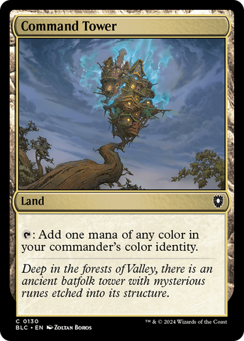 {C} Command Tower [Bloomburrow Commander][BLC 130]