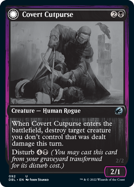{C} Covert Cutpurse // Covetous Geist [Innistrad: Double Feature][DBL 092]