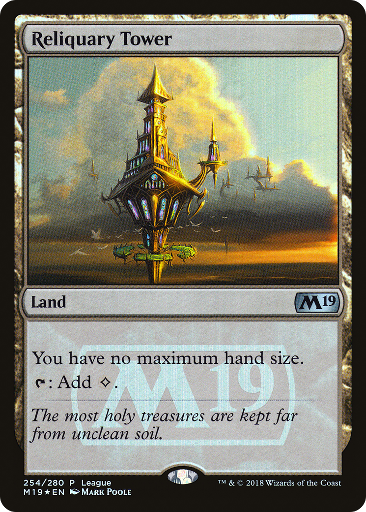 {C} Reliquary Tower (League) [Core Set 2019 Promos][PA M19 254]
