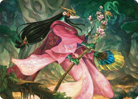 {A} Sakiko, Mother of Summer Art Card [Commander Masters Art Series][ACMM 024]