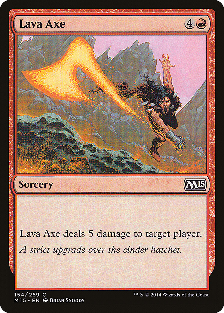 {C} Lava Axe [Magic 2015][M15 154]