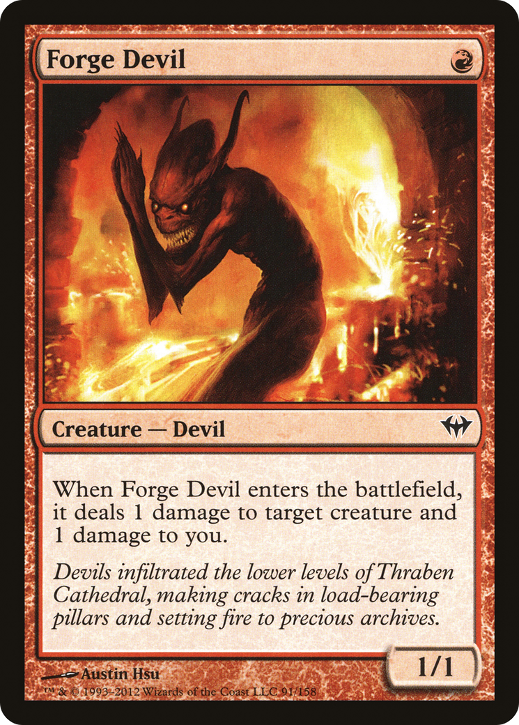 {C} Forge Devil [Dark Ascension][DKA 091]