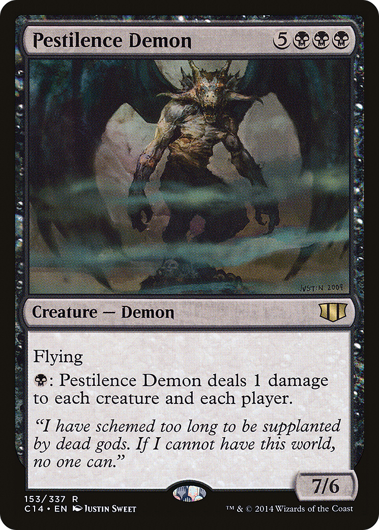 {R} Pestilence Demon [Commander 2014][C14 153]