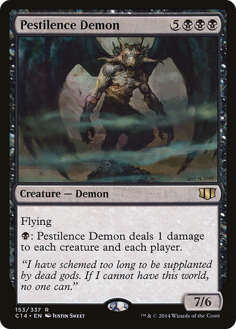 {R} Pestilence Demon [Commander 2014][C14 153]