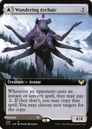 {R} Wandering Archaic // Explore the Vastlands (Extended Art) [Strixhaven: School of Mages][STX 286]