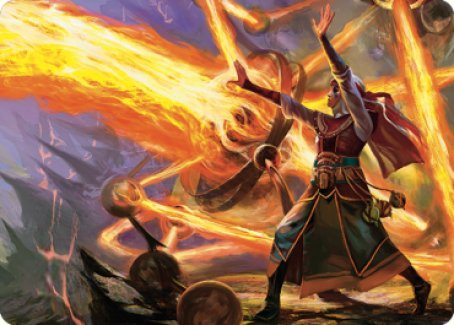 {A} Ghitu Amplifier Art Card [Dominaria United Art Series][ADMU 032]