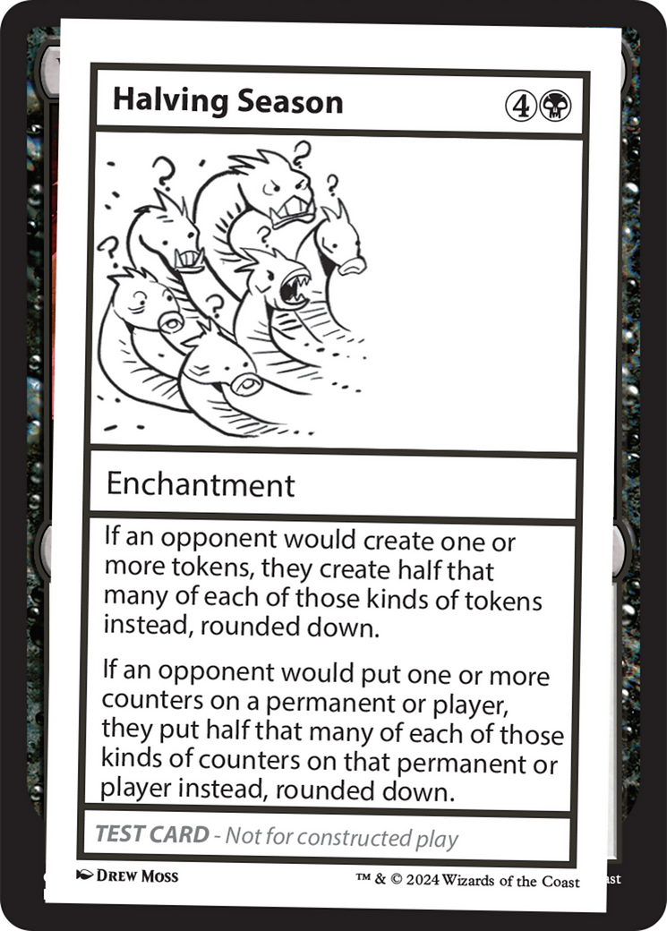 {C} Halving Season [Mystery Booster 2 Playtest Cards][MB2 PLAYTEST]