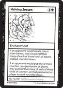 {C} Halving Season [Mystery Booster 2 Playtest Cards][MB2 PLAYTEST]