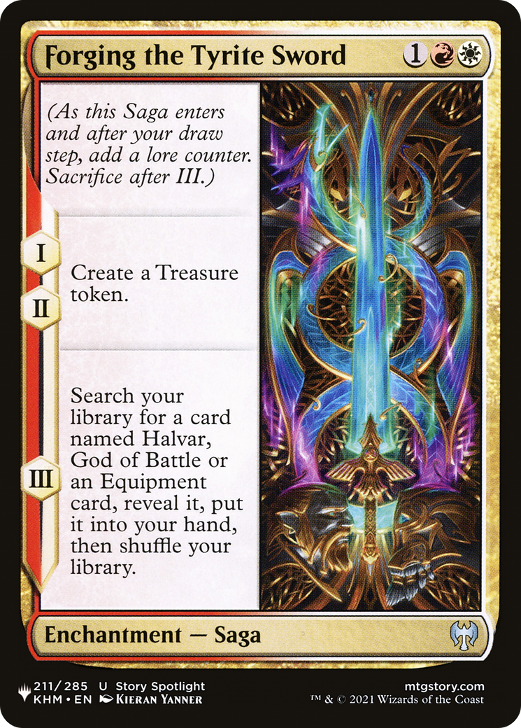 Forging the Tyrite Sword [LIST 211/285]